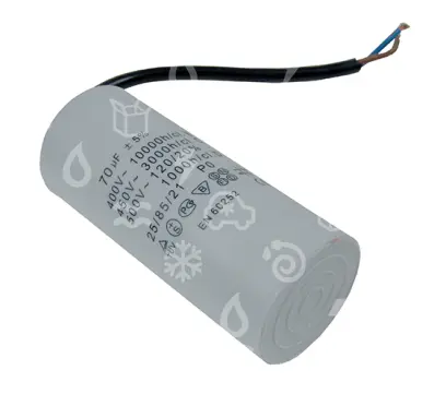 kondenzátor SC1160, 40 uF, 450-500 V, d = 45x94 mm (kabel bez šroubu)